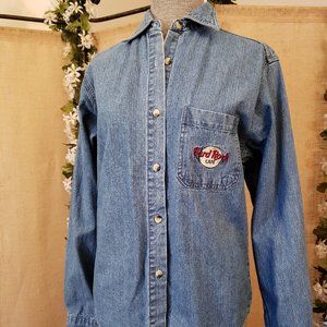 Hard Rock Cafe Denim Shirt - Indianapolis